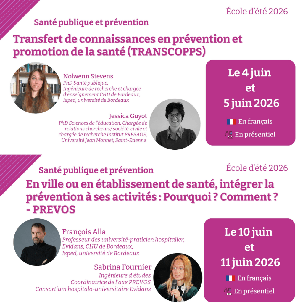 Ecole d'été 2026