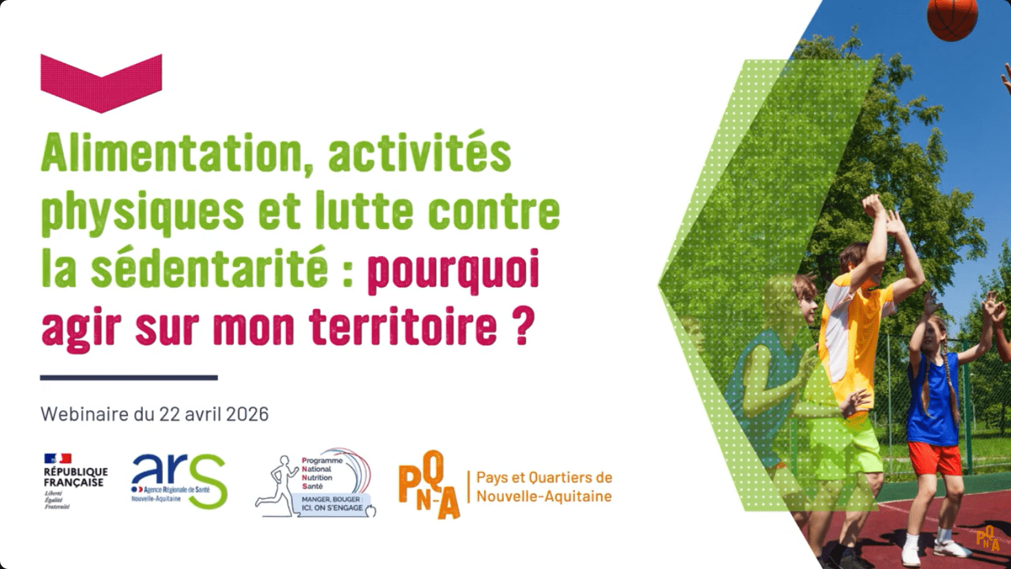 Webinaire Alimentation activités physiques et lutte contre la sédentarité pourquoi agir sur mon territoire