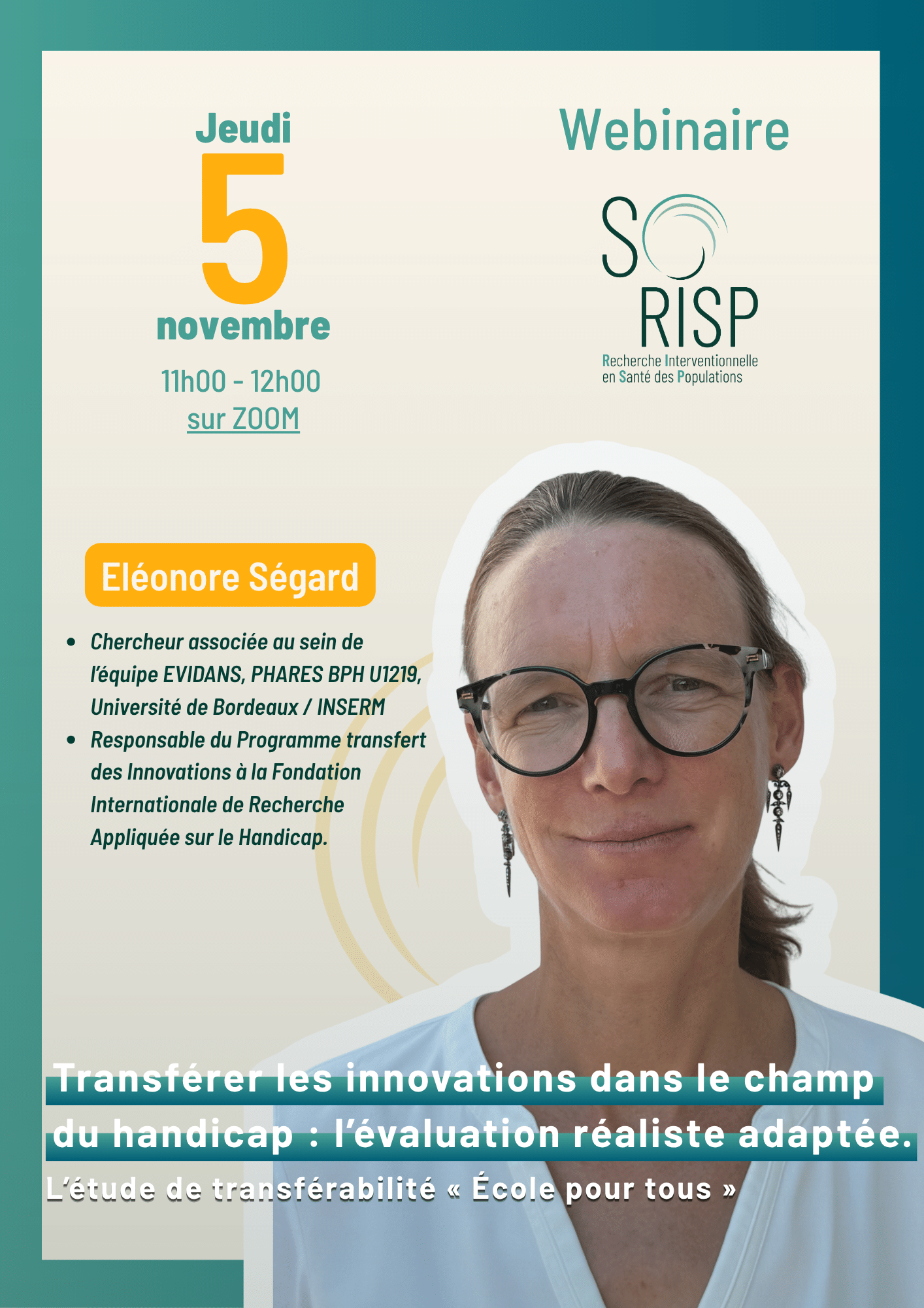 Affiche Webinaire SO RISP 5 novembre
